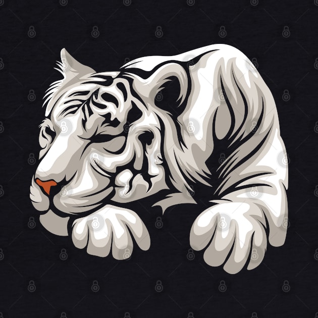 Tiger White by samsa